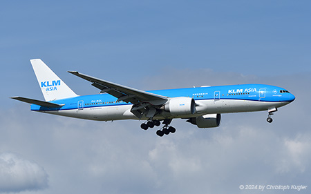 Boeing 777-206ER | PH-BQL | KLM Asia | AMSTERDAM-SCHIPHOL (EHAM/AMS) 30.08.2024