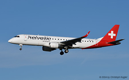 Embraer ERJ-190STD | HB-JVY | Helvetic Airways | Z&UUML;RICH (LSZH/ZRH) 05.07.2024