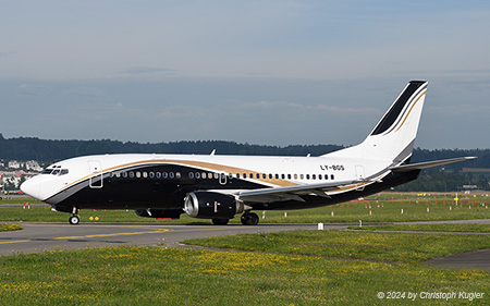 Boeing 737-3L9 | LY-BGS | untitled (KlasJet) | Z&UUML;RICH (LSZH/ZRH) 06.07.2024