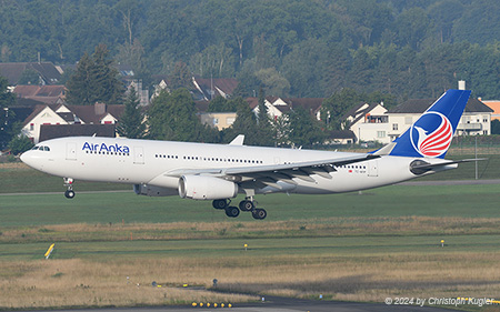 Airbus A330-243 | TC-NYP | Air Anka Airlines | Z&UUML;RICH (LSZH/ZRH) 02.08.2024