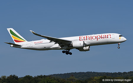 Airbus A350-941 | ET-AVC | Ethiopian Airlines | Z&UUML;RICH (LSZH/ZRH) 23.08.2024