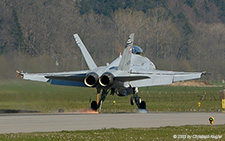 McDonnell Douglas F/A-18D Hornet | J-5238 | Swiss Air Force  |  Hook-Landing | MEIRINGEN (LSMM/---) 15.04.2003