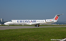 Embraer ERJ-145LU | HB-JAO | Swiss International Air Lines  |  still in Crossair colours | Z&UUML;RICH (LSZH/ZRH) 02.08.2003