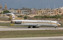 Boeing 727-2L5 | 5A-DIH | Libyan Arab Airlines | MALTA / LUQA (LMML/MLA) 22.09.2004