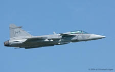 JAS-39A Gripen | 39148 | Royal Swedish Air Force | PAYERNE (LSMP/---) 04.09.2004