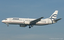 Boeing 737-408 | SX-BGR | Aegean Airlines | AMSTERDAM-SCHIPHOL (EHAM/AMS) 22.09.2005