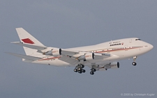 Boeing 747SP-21 | A9C-HMH | Bahrain Amiri Flight | Z&UUML;RICH (LSZH/ZRH) 26.01.2005