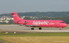 Fokker 100 | HB-JVB | Helvetic Airways | Z&UUML;RICH (LSZH/ZRH) 18.06.2005