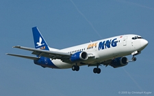 Boeing 737-4K5 | TC-MNF | Airjet MNG Airlines | Z&UUML;RICH (LSZH/ZRH) 08.10.2005