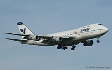 Boeing 747-286B | EP-IAG | Iran Air | Z&UUML;RICH (LSZH/ZRH) 24.10.2005