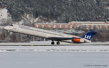 McDonnell Douglas MD-82 | OY-KGT | SAS Scandinavian Airlines System | INNSBRUCK-KRANEBITTEN (LOWI/INN) 07.01.2006