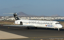 McDonnell Douglas MD-83 | EC-GOM | Spanair  |  Star Alliance c/s | ARRECIFE-LANZAROTE (GCRR/ACE) 14.09.2007