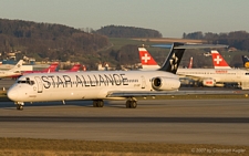 McDonnell Douglas MD-81 | OY-KHP | SAS Scandinavian Airlines System | Z&UUML;RICH (LSZH/ZRH) 04.02.2007