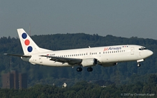 Boeing 737-4B7 | YU-AOS | Jat Airways | Z&UUML;RICH (LSZH/ZRH) 14.07.2007