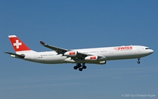 Airbus A340-313X | HB-JMJ | Swiss International Air Lines | Z&UUML;RICH (LSZH/ZRH) 05.08.2007
