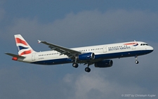 Airbus A321-231 | G-EUXL | British Airways | Z&UUML;RICH (LSZH/ZRH) 06.10.2007