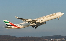 Airbus A340-313X | A6-ERQ | Emirates Airline | Z&UUML;RICH (LSZH/ZRH) 15.12.2007