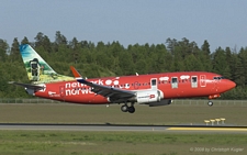Boeing 737-33S | LN-KKX | Norwegian Air Shuttle  |  Network Norway c/s | OSLO GARDERMOEN (ENGM/OSL) 05.06.2008