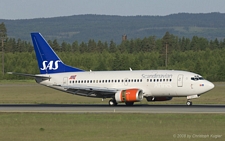 Boeing 737-505 | LN-BRV | SAS Scandinavian Airlines System | OSLO GARDERMOEN (ENGM/OSL) 06.06.2008