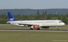 Airbus A321-232 | OY-KBH | SAS Scandinavian Airlines System | OSLO GARDERMOEN (ENGM/OSL) 06.06.2008