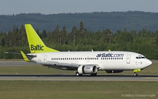 Boeing 737-33A | YL-BBI | Air Baltic | OSLO GARDERMOEN (ENGM/OSL) 06.06.2008