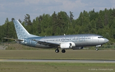 Boeing 737-33A | LN-KKZ | Norwegian Air Shuttle  |  Silver Fripolisen c/s | OSLO GARDERMOEN (ENGM/OSL) 06.06.2008