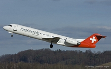 Fokker 100 | HB-JVG | Helvetic Airways | Z&UUML;RICH (LSZH/ZRH) 20.01.2008
