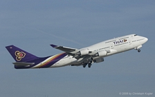 Boeing 747-4D7 | HS-TGJ | Thai Airways International | Z&UUML;RICH (LSZH/ZRH) 24.01.2008