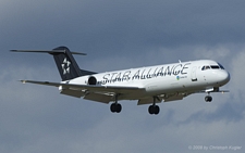 Fokker 100 | D-AGPK | Contact Air Interregional  |  Star Alliance c/s | Z&UUML;RICH (LSZH/ZRH) 13.04.2008