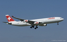 Airbus A340-313X | HB-JMO | Swiss International Air Lines | Z&UUML;RICH (LSZH/ZRH) 25.07.2008