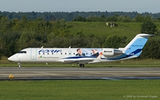 Bombardier CRJ 200LR | S5-AAE | Adria Airways  |  Microsoft Dynamics c/s | Z&UUML;RICH (LSZH/ZRH) 05.09.2008
