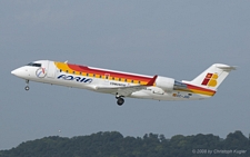 Bombardier CRJ 200ER | EC-JOD | Air Nostrum (Iberia Regional) | Z&UUML;RICH (LSZH/ZRH) 10.09.2008