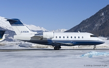 Bombardier Challenger CL.604 | C-FXCN | untitled (Skyservice Business Aviation) | SAMEDAN (LSZS/SMV) 16.02.2008