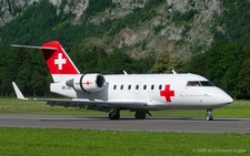 Bombardier Challenger CL.604 | HB-JRA | Swiss Air Ambulance | MOLLIS (LSMF/---) 04.07.2009