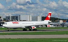 Airbus A340-313X | HB-JMO | Swiss International Air Lines | Z&UUML;RICH (LSZH/ZRH) 25.07.2009