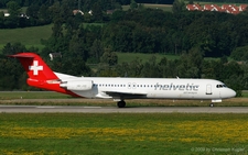 Fokker 100 | HB-JVE | Helvetic Airways | Z&UUML;RICH (LSZH/ZRH) 06.08.2009