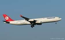 Airbus A340-313X | TC-JDN | Turkish Airlines | Z&UUML;RICH (LSZH/ZRH) 27.09.2009