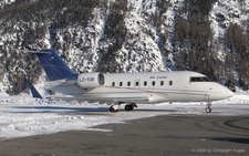 Bombardier Challenger CL.604 | LZ-YUR | Air Lazur | SAMEDAN (LSZS/SMV) 15.02.2009