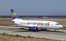 Boeing 737-382 | LY-FLH | Small Planet Airlines | RHODOS - DIAGORAS (LGRP/RHO) 18.09.2010