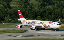 Airbus A340-313X | HB-JMJ | Swiss International Air Lines  |  Flower Power c/s | Z&UUML;RICH (LSZH/ZRH) 05.06.2010