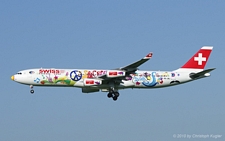 Airbus A340-313X | HB-JMJ | Swiss International Air Lines  |  Flower Power c/s | Z&UUML;RICH (LSZH/ZRH) 23.06.2010