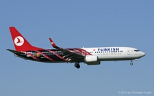 Boeing 737-8F2 | TC-JFV | Turkish Airlines  |  Manchester United c/s | Z&UUML;RICH (LSZH/ZRH) 08.07.2010