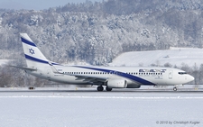 Boeing 737-85P | 4X-EKH | El Al Israel Airlines | Z&UUML;RICH (LSZH/ZRH) 26.12.2010