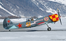 Yakovlev Yak 50 | G-BWYK | private | SAMEDAN (LSZS/SMV) 13.02.2010