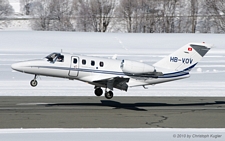 Cessna 525 CitationJet CJ1+ | HB-VOV | untitled (Mathys Aviation) | SAMEDAN (LSZS/SMV) 21.02.2010
