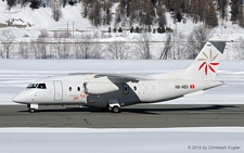 Dornier 328 Jet | HB-AEU | Swiss Jet | SAMEDAN (LSZS/SMV) 21.02.2010
