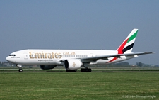 Boeing 777-21H LR | A6-EWH | Emirates Airline | AMSTERDAM-SCHIPHOL (EHAM/AMS) 20.04.2011