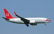 Boeing 737-7AK | HB-JJA | PrivatAir | AMSTERDAM-SCHIPHOL (EHAM/AMS) 23.04.2011