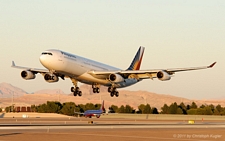 Airbus A340-313X | RP-C3434 | Philippine Air Lines | LAS VEGAS MCCARRAN (KLAS/LAS) 20.10.2011