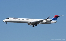 Bombardier CRJ 900LR | N817SK | Delta Connection | LOS ANGELES INTL (KLAX/LAX) 22.10.2011